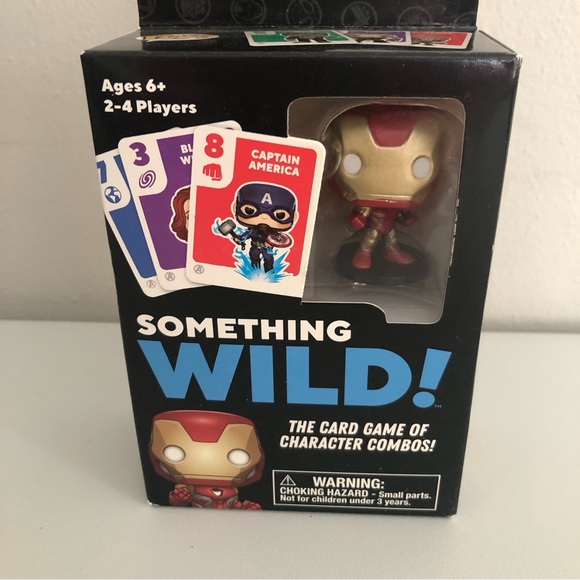 Funko Pop! Something Wild Card Game Marvel Infinity Saga With Iron Man Figure - Picture 3 of 11